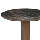 RUBY MARBLE SIDE TABLE in Storm Marble and Smoked Ash by GlobeWest at Darling & Domain