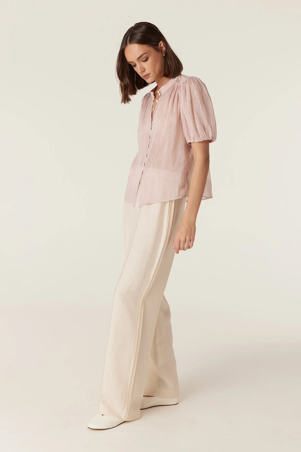 ROSIE BLOUSE in Pink by Cable Melbourne