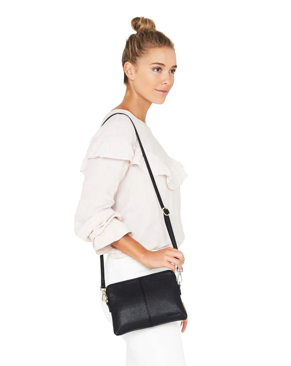 BOWERY WALLET in Black by Elms and King