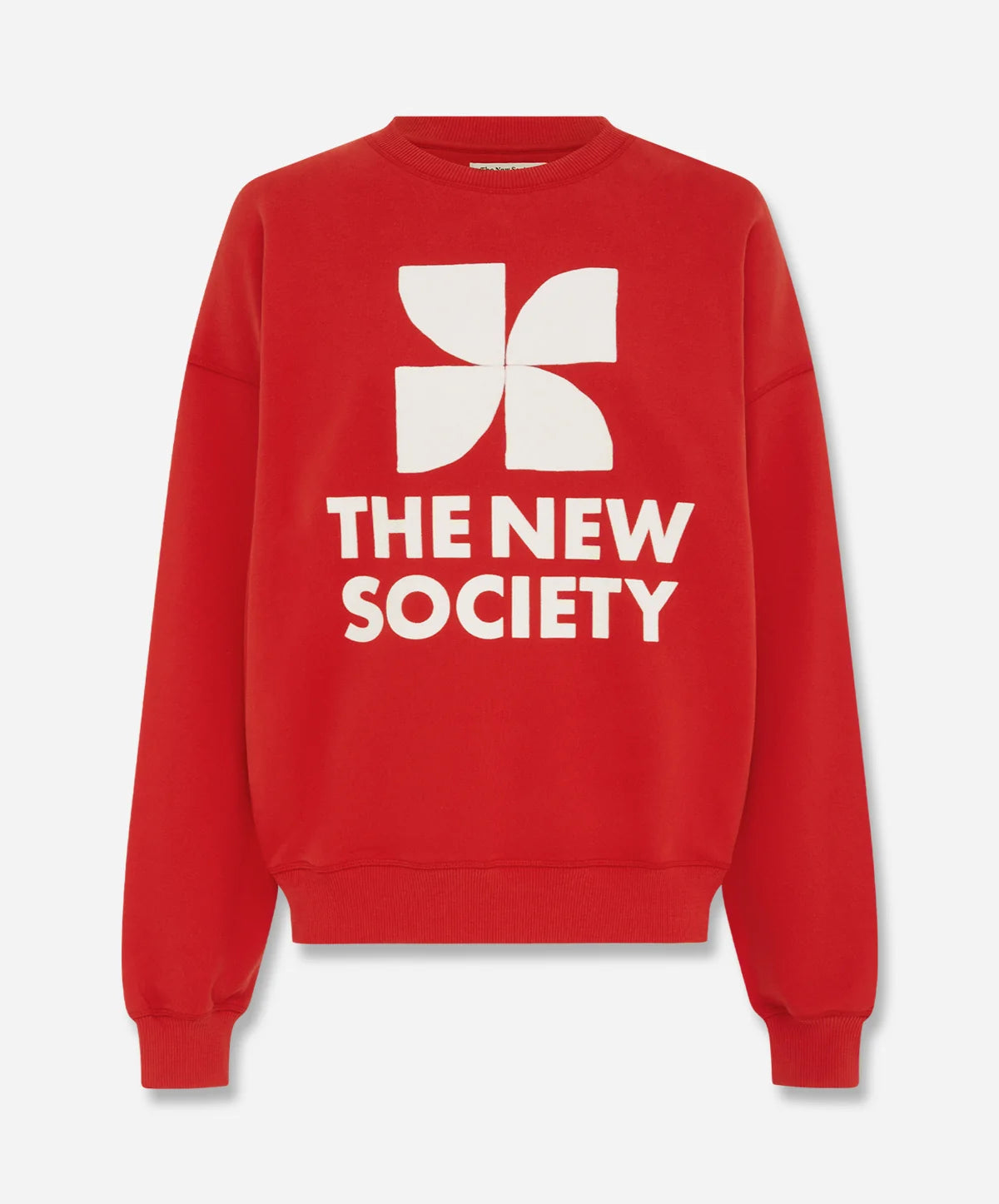 WOMANS SWEATSHIRT in Tulip Red by The New Society