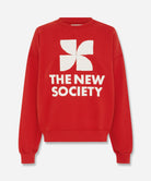 WOMANS SWEATSHIRT in Tulip Red by The New Society