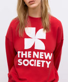 WOMANS SWEATSHIRT in Tulip Red by The New Society