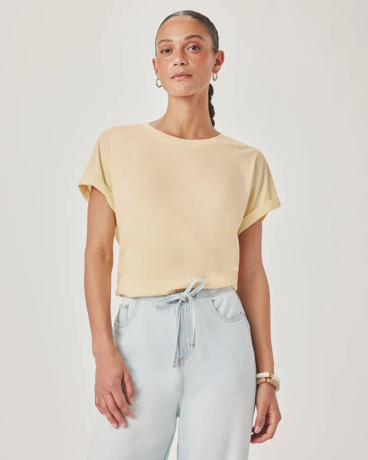 SKYE SHORT SLEEVE TEE in Honeysuckle by Splendid