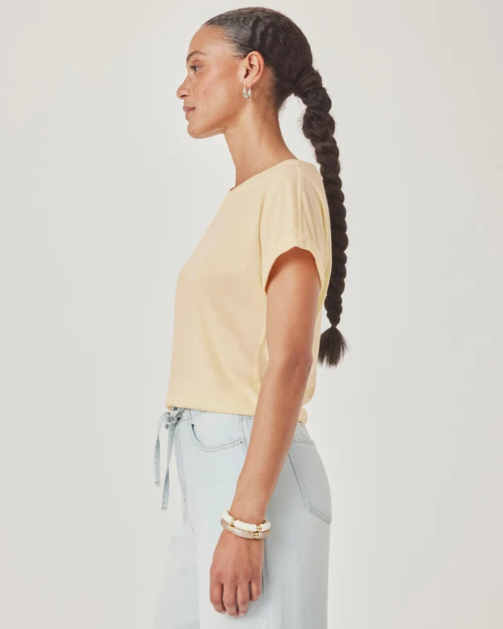 SKYE SHORT SLEEVE TEE in Honeysuckle by Splendid