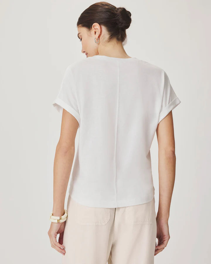 SKYE SHORT SLEEVE TEE in White by Splendid