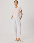 LOUISA SHORT SLEEVE TEE in Rose Petal by Splendid