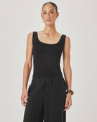 JOSIE TANK in Black by Splendid