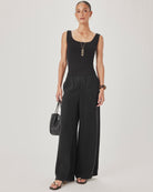 JOSIE TANK in Black by Splendid