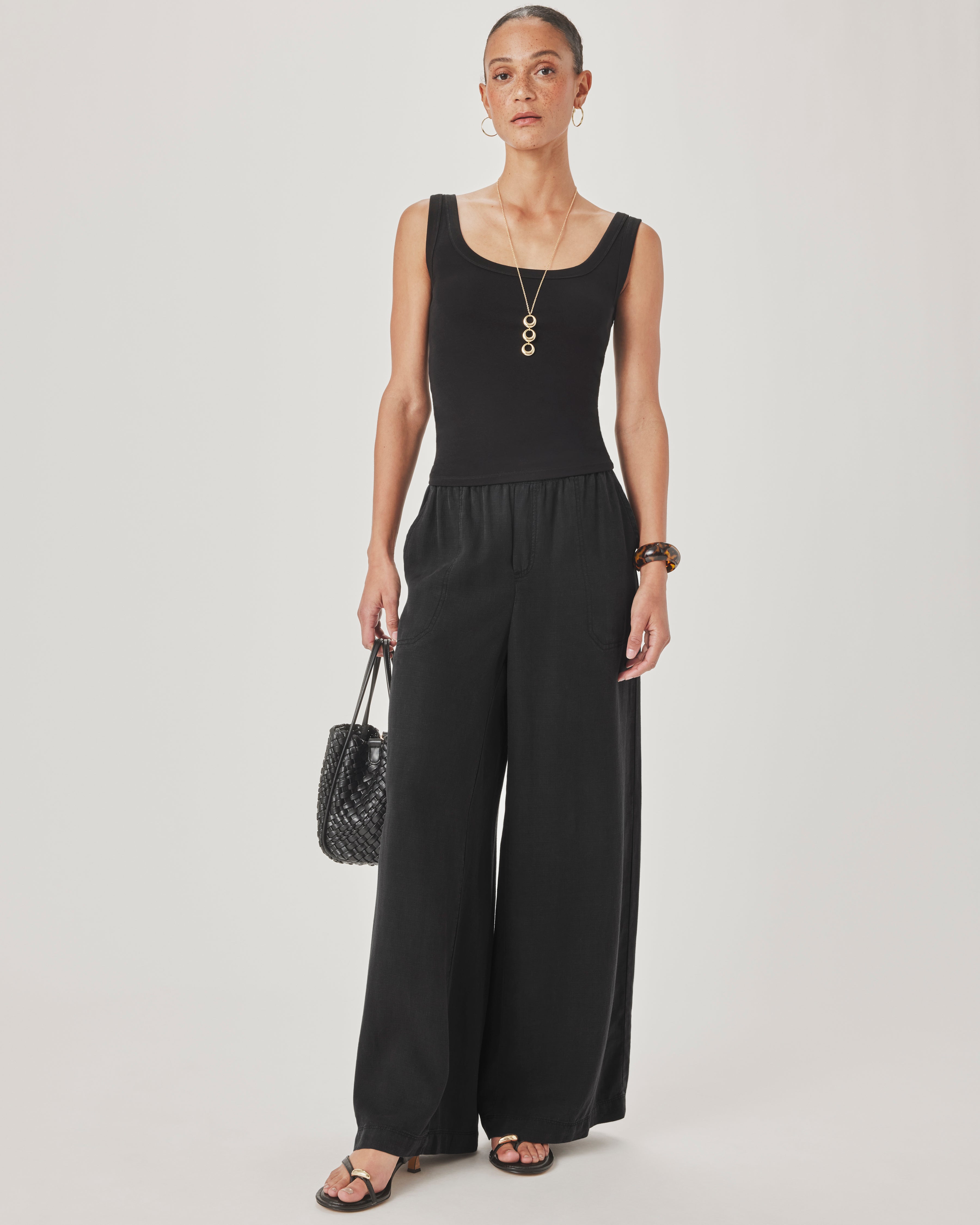 JOSIE TANK in Black by Splendid