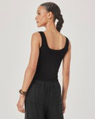 JOSIE TANK in Black by Splendid