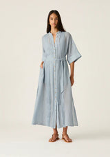 ALESSIA MAXI DRESS in Aura Blue from MOS The Label