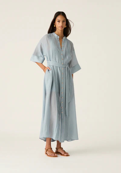 ALESSIA MAXI DRESS in Aura Blue from MOS The Label