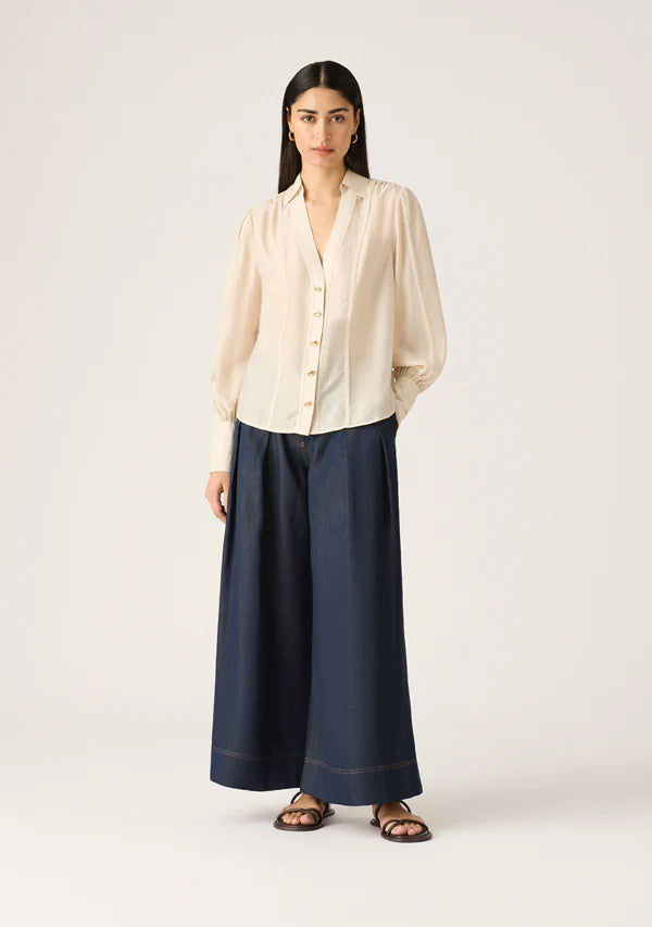 ASTRA BLOUSE in Pearl from MOS The Label