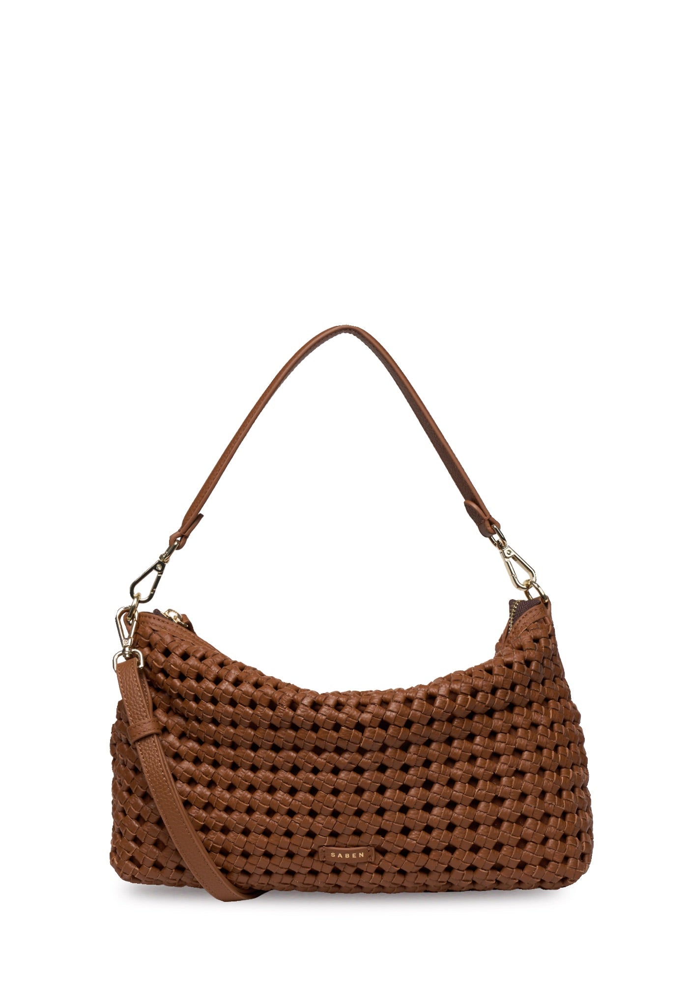 CLAUDIA SHOULDER in Tan Braid by Saben