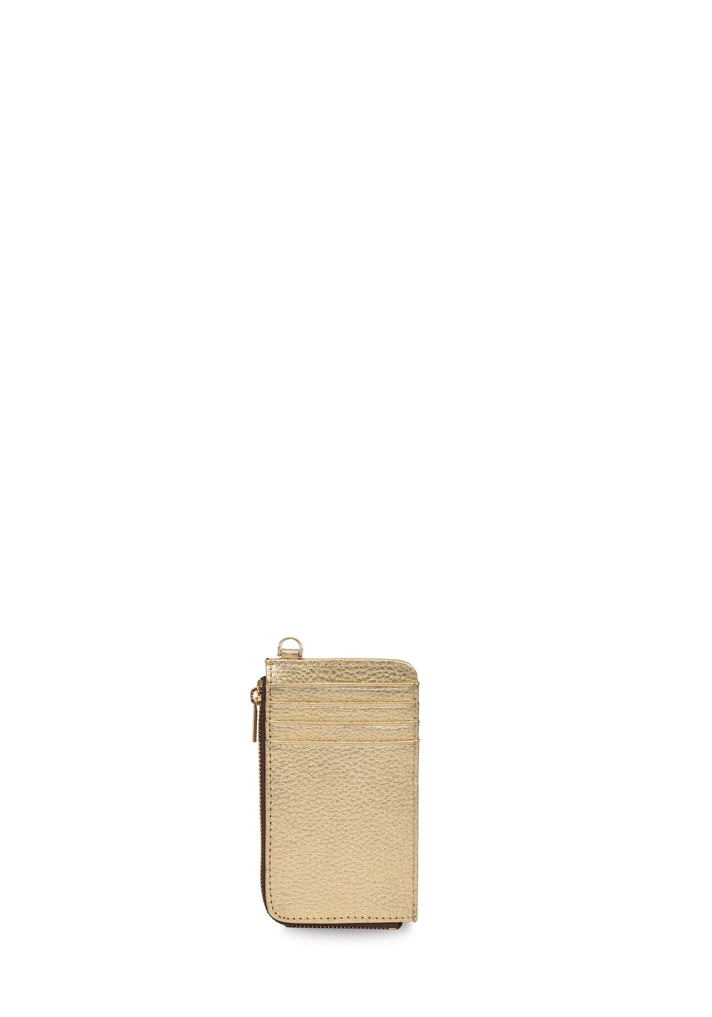 WINONA CARD HOLDER in Champagne Metallic by Saben