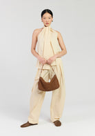CLAUDIA SHOULDER in Tan Braid by Saben