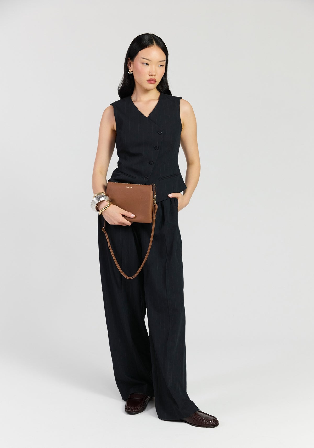 TILLY'S BIG SIS CROSSBODY BAG in Tan by Saben