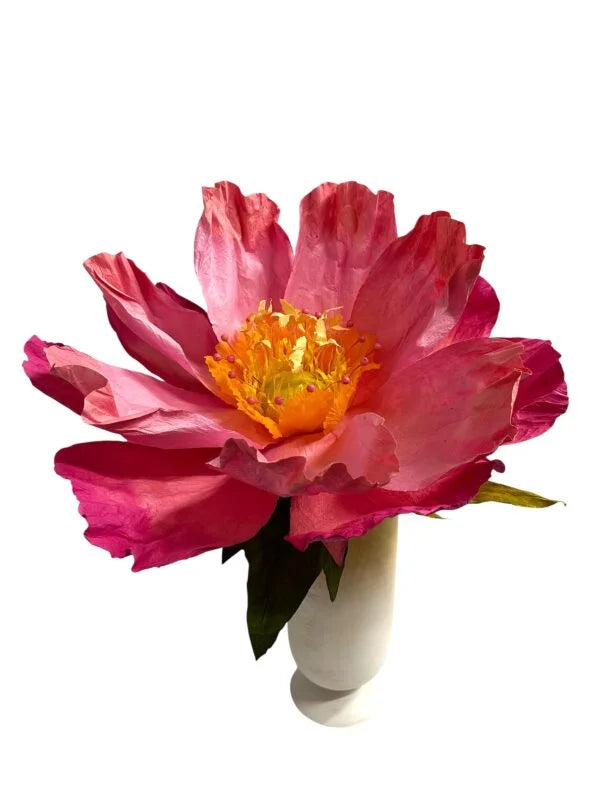 PAPER FLOWER DANCING  XL in Salmon by Nibbanah