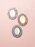 SAMIRA MIRROR in Blue Waves by Jones & Co