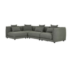 FELIX CREST 1 SEATER RIGHT CORNER SOFA in Olive Leaf by GlobeWest at Darling & Domain