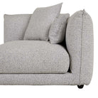FELIX CREST 1 SEATER RIGHT CORNER SOFA in Cloud Speckle by GlobeWest at Darling & Domain