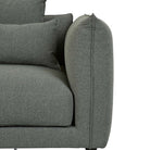 FELIX CREST 1 SEATER RIGHT CORNER SOFA in Olive Leaf by GlobeWest at Darling & Domain