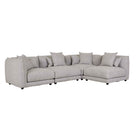 FELIX CREST 1 SEATER LEFT CORNER SOFA in Cloud Speckle by GlobeWest at Darling & Domain