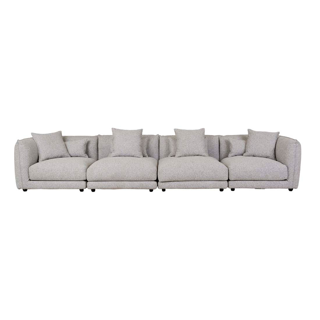 FELIX CREST 1 SEATER LEFT CORNER SOFA in Cloud Speckle by GlobeWest at Darling & Domain