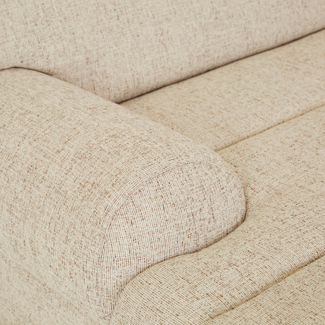 JUNO SIERRA LEFT CHAISE SOFA in White Bark by GlobeWest at Darling & Domain