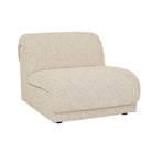 JUNO SIERRA 1 SEATER CENTRE SOFA in White Bark by GlobeWest at Darling & Domain