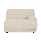 JUNO SIERRA 1 SEATER RIGHT ARM SOFA in White Bark by GlobeWest at Darling and Domain