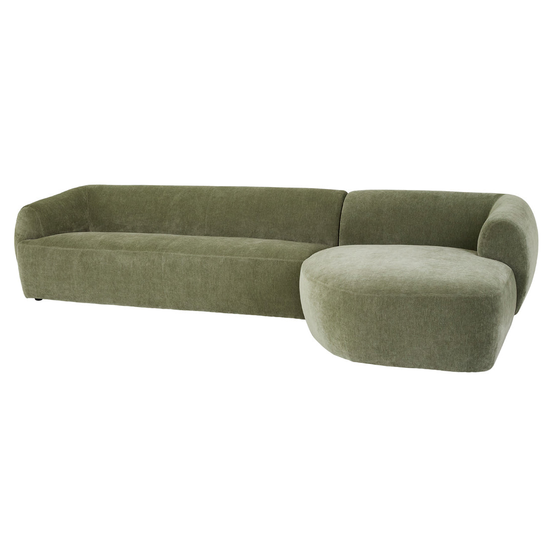 MADRID SLOPE RIGHT CHAISE SOFA SET in Clover by GlobeWest at Darling and Domain