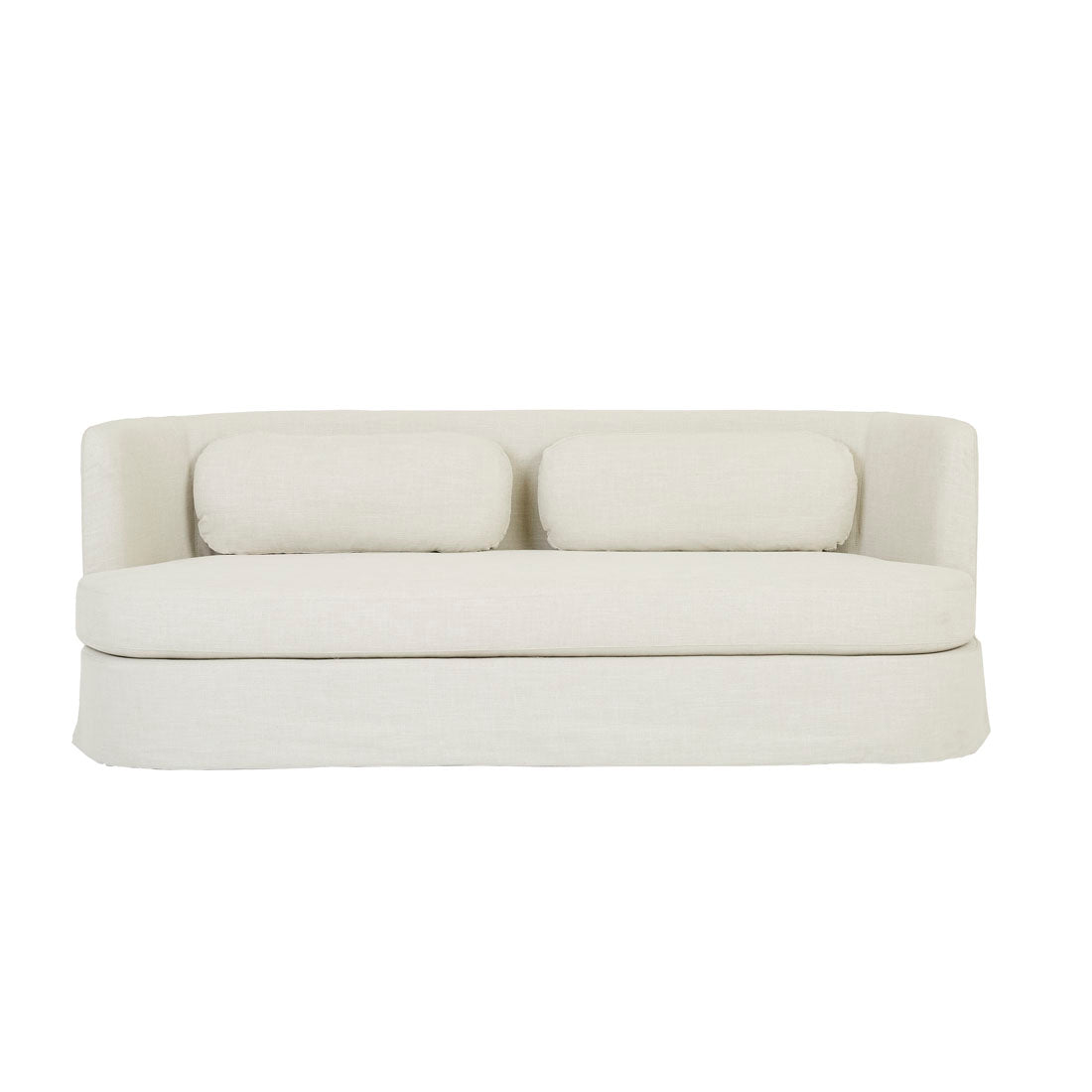 SIDNEY BAY 2 SEATER SOFA in Eames Parchment by GlobeWest at Darling & Domain