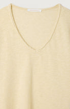 SONOMA SHORT SLEEVE V NECK TEE SON02AG in Vintage Vanilla by American Vintage