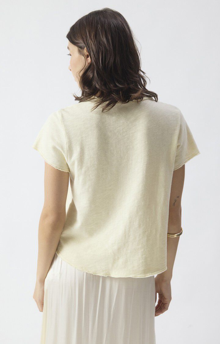 SONOMA SHORT SLEEVE V NECK TEE SON02AG in Vintage Vanilla by American Vintage