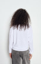 SONOMA LONG SLEEVE TEE SON02IG in White by American Vintage