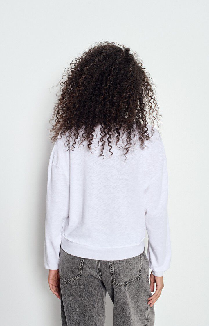 SONOMA LONG SLEEVE TEE SON02IG in White by American Vintage