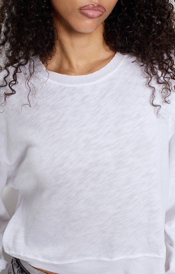 SONOMA LONG SLEEVE TEE SON02IG in White by American Vintage