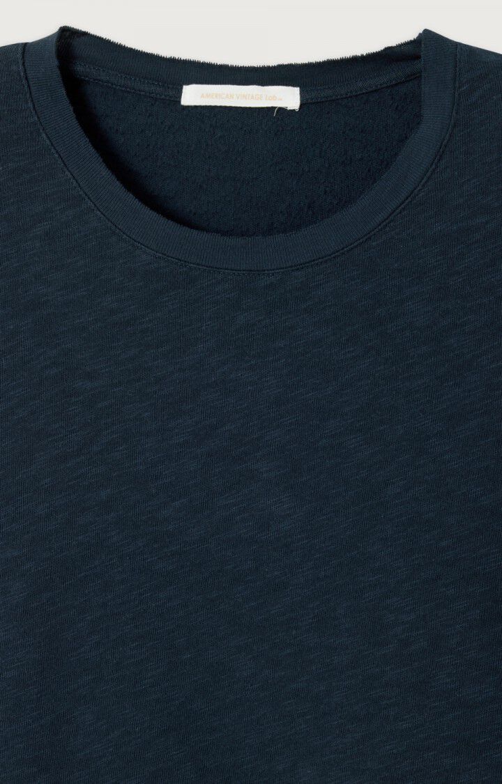 SONOMA LONG SLEEVE TEE SON02IG in Navy Blue by American Vintage