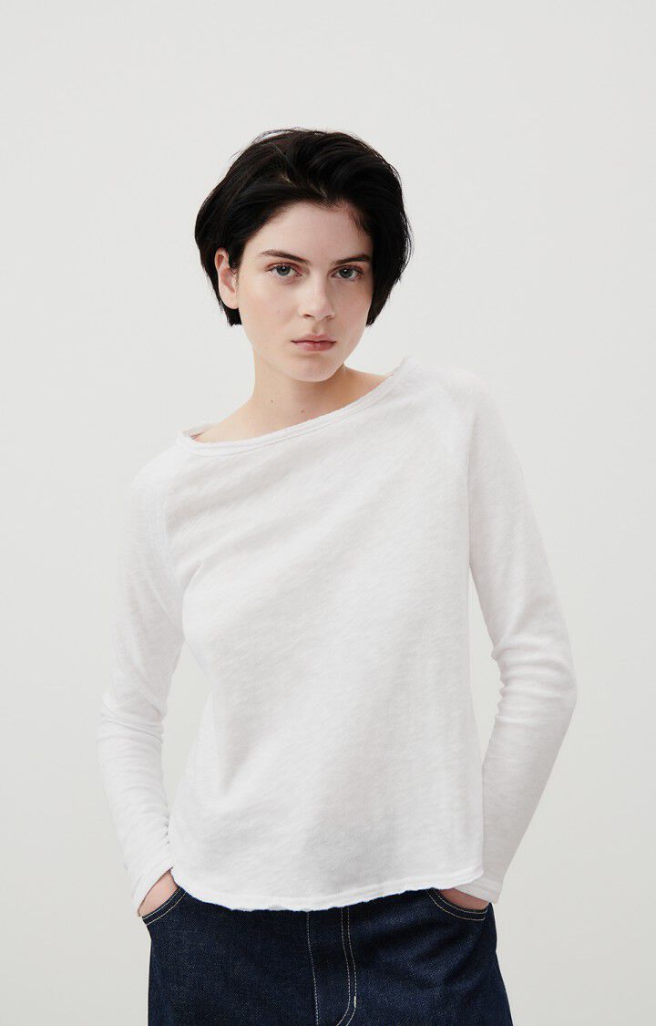 American Vintage SONOMA LONG SLEEVE TEE SON31G in White