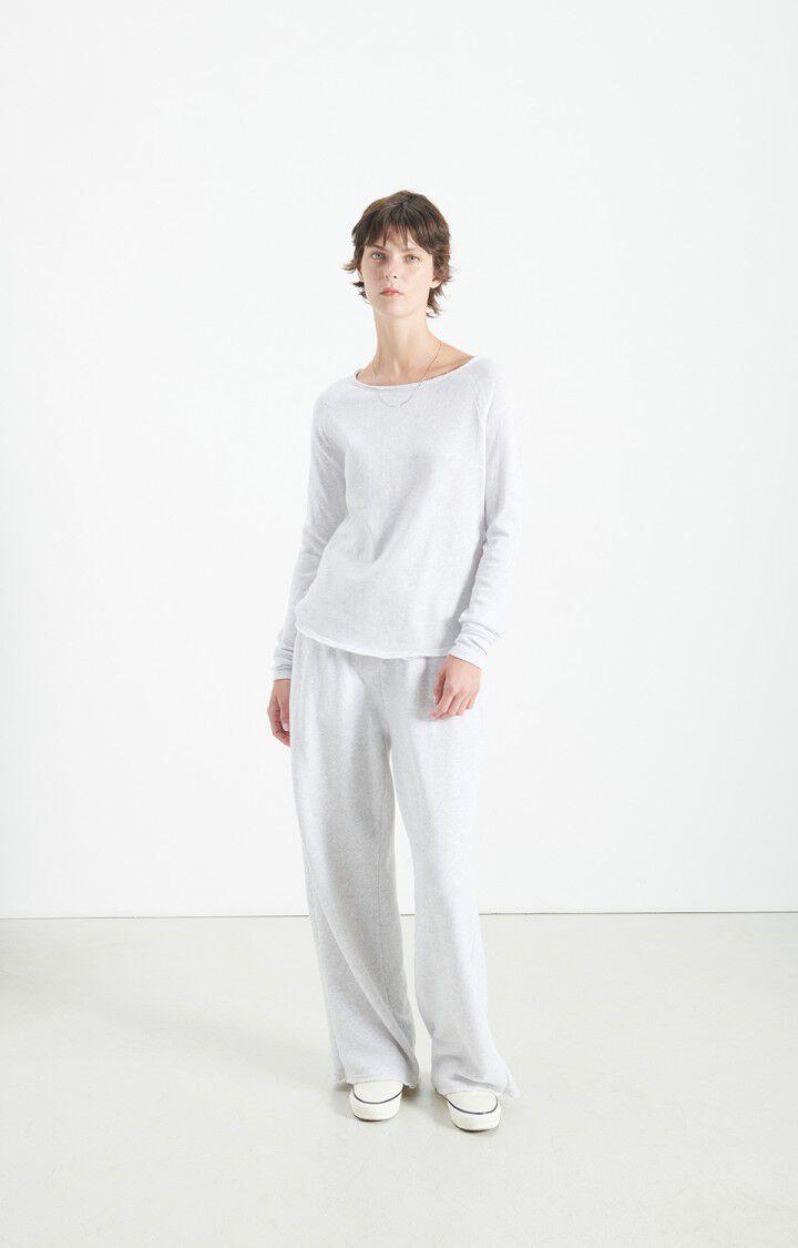 SONOMA LONG SLEEVE TEE SON31G in Arctic Melange by American Vintage
