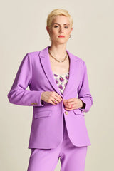 POM BLAZER in Pique Purple from POM Amsterdam