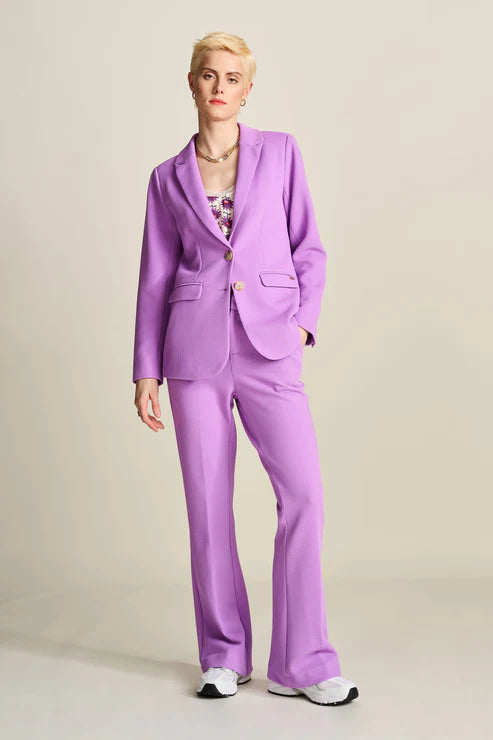 POM BLAZER in Pique Purple from POM Amsterdam