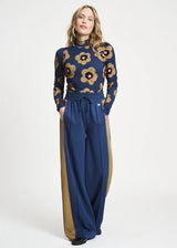 POM PANT in Colourblock Nightfall Blue from POM Amsterdam