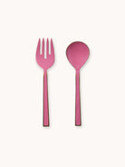 ENAMEL SALAD SERVERS in Berry by Bonnie and Neil