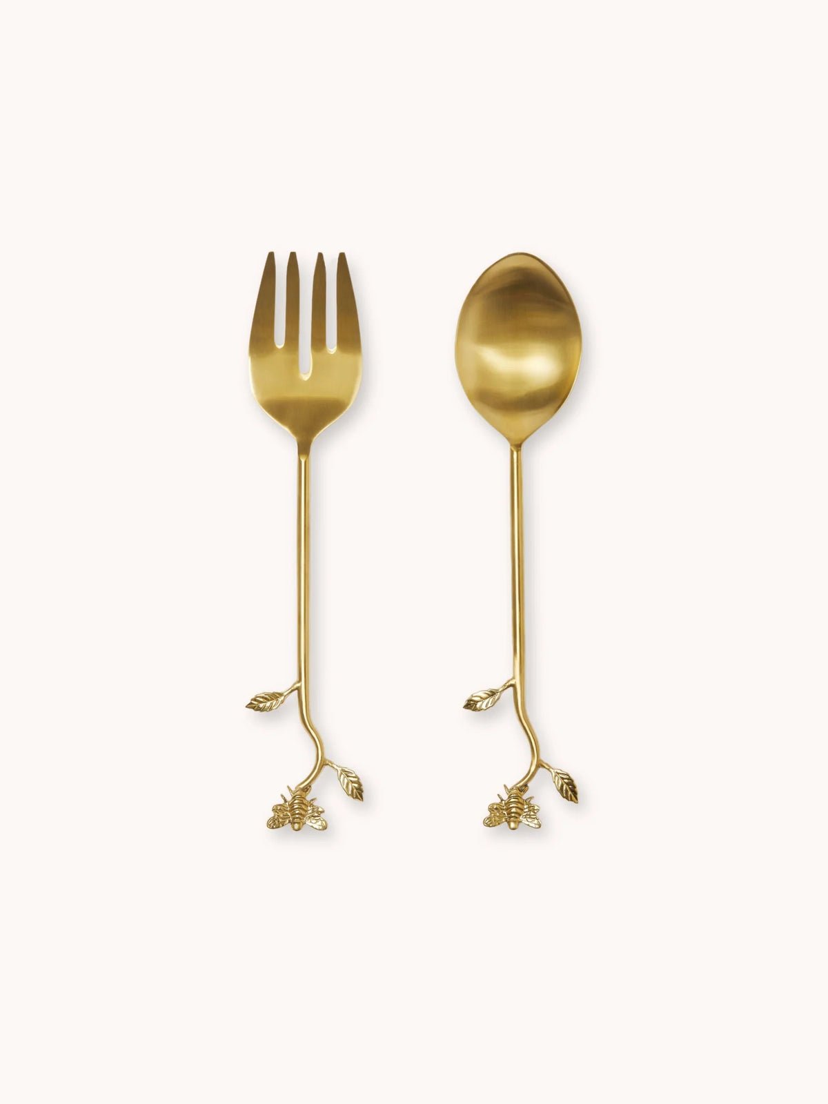WILD BEES SALAD SERVERS by Bonnie and Neil