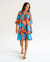 SALVADOR KAFTAN in Hibiscus by Elms and King