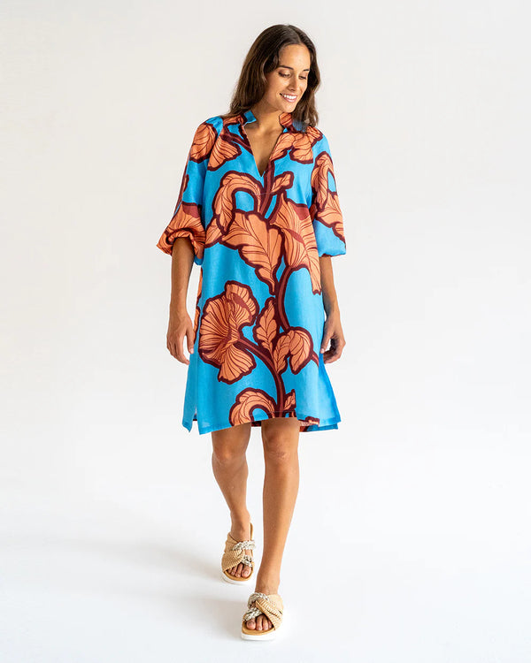 SALVADOR KAFTAN in Hibiscus by Elms and King