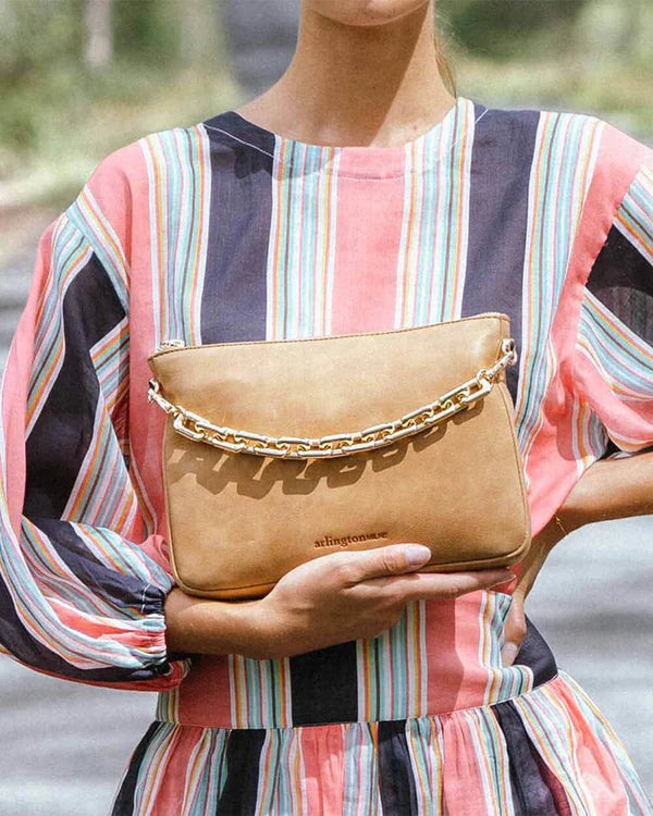 SAMANTHA CROSSBODY BAG | Vintage Tan