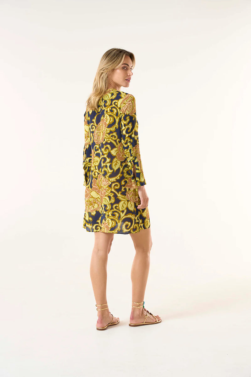 MIDDY GENIE DRESS in San Sebastian Citrine from Oneseason